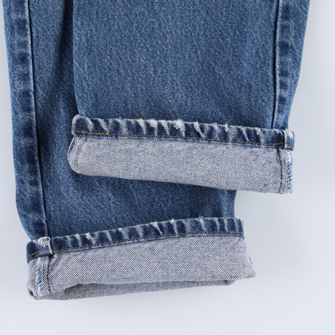 Levi's 505 REGULAR FIT tapered denim pants for men, size w35 cotton blue type Vintage Second Hand