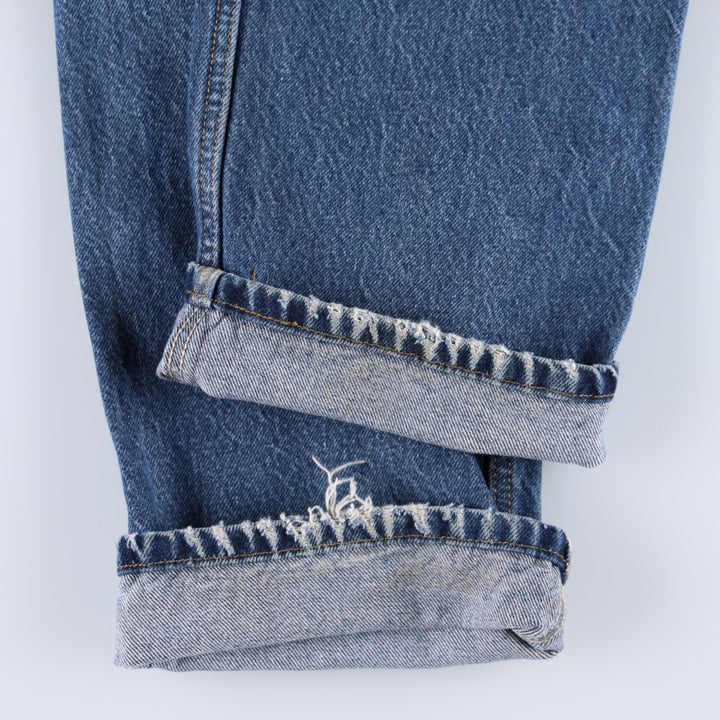 Levi's 505 REGULAR FIT tapered denim pants for men, size w35 cotton blue type Vintage Second Hand