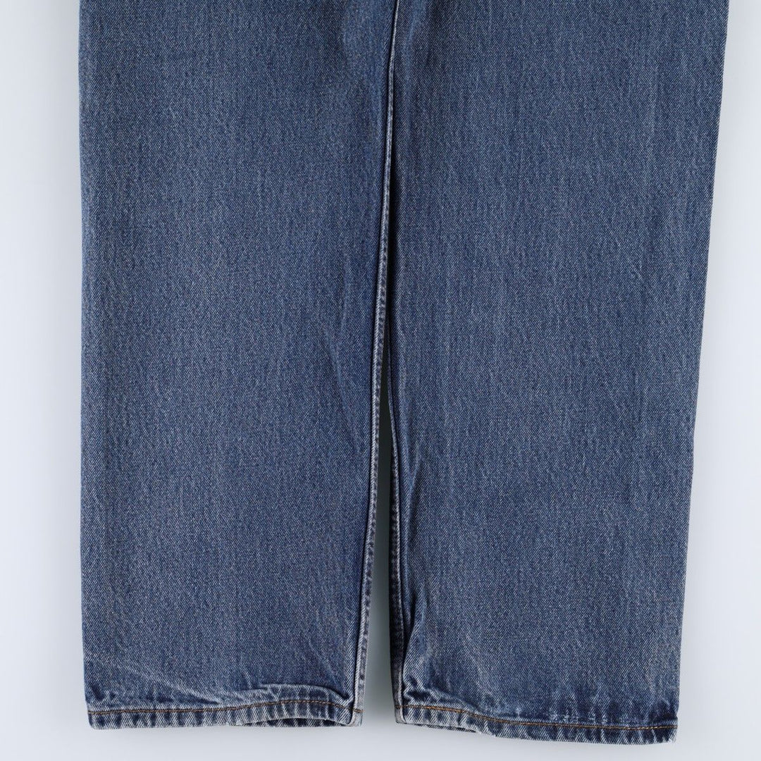 Levi's 505 tapered denim pants for men, size w37 cotton blue type Vintage Second Hand