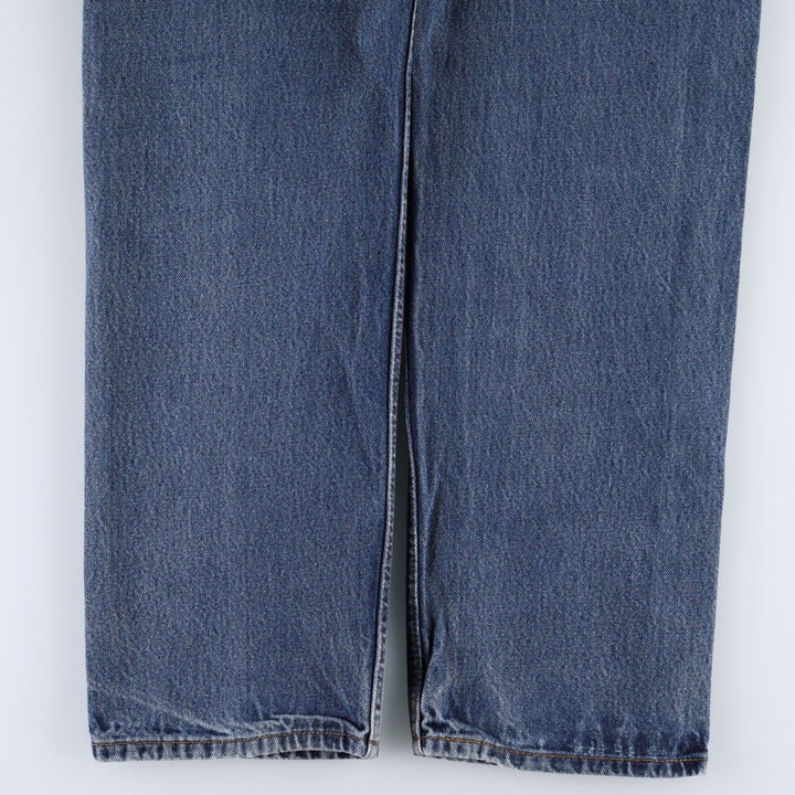 Levi's 505 tapered denim pants for men, size w37 cotton blue type Vintage Second Hand