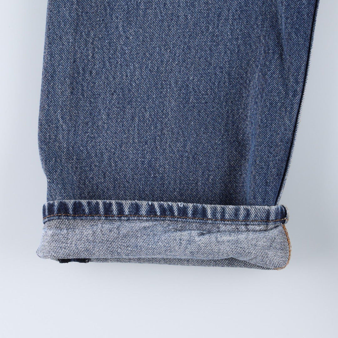 Levi's 505 tapered denim pants for men, size w37 cotton blue type Vintage Second Hand