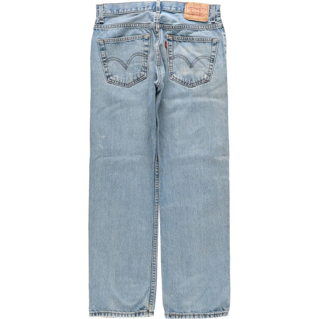 Levi's 505 REGULAR FIT tapered denim pants for men, size w32 cotton blue type Vintage Second Hand