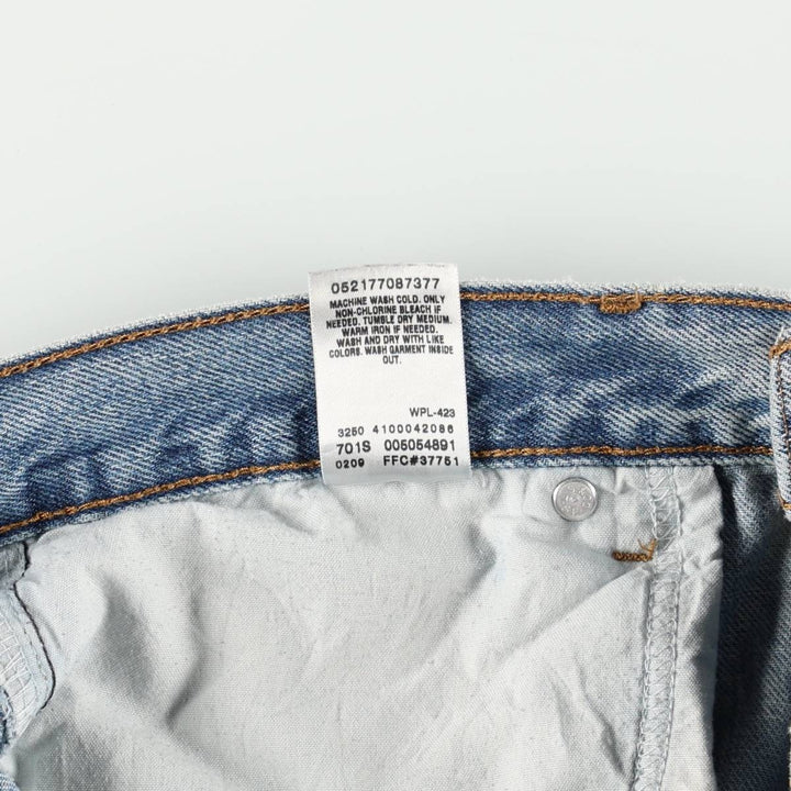 Levi's 505 REGULAR FIT tapered denim pants for men, size w32 cotton blue type Vintage Second Hand