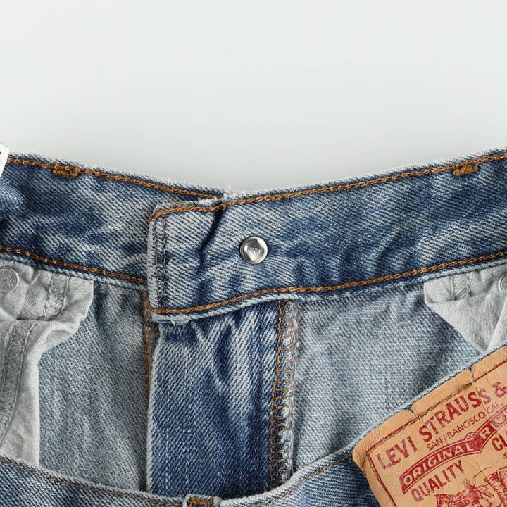 Levi's 505 REGULAR FIT tapered denim pants for men, size w32 cotton blue type Vintage Second Hand