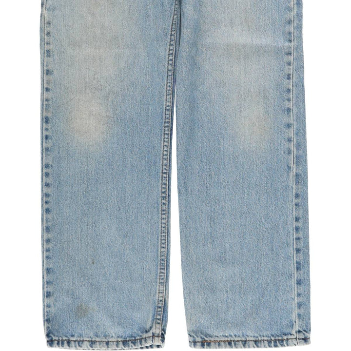 Levi's 505 REGULAR FIT tapered denim pants for men, size w32 cotton blue type Vintage Second Hand