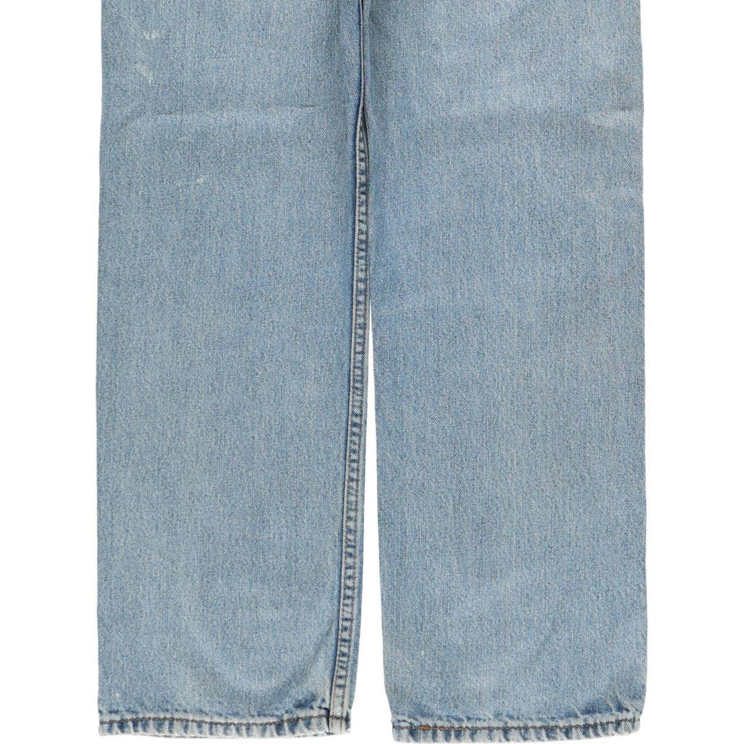 Levi's 505 REGULAR FIT tapered denim pants for men, size w32 cotton blue type Vintage Second Hand