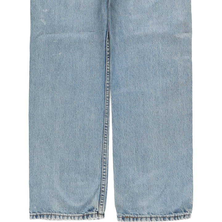 Levi's 505 REGULAR FIT tapered denim pants for men, size w32 cotton blue type Vintage Second Hand