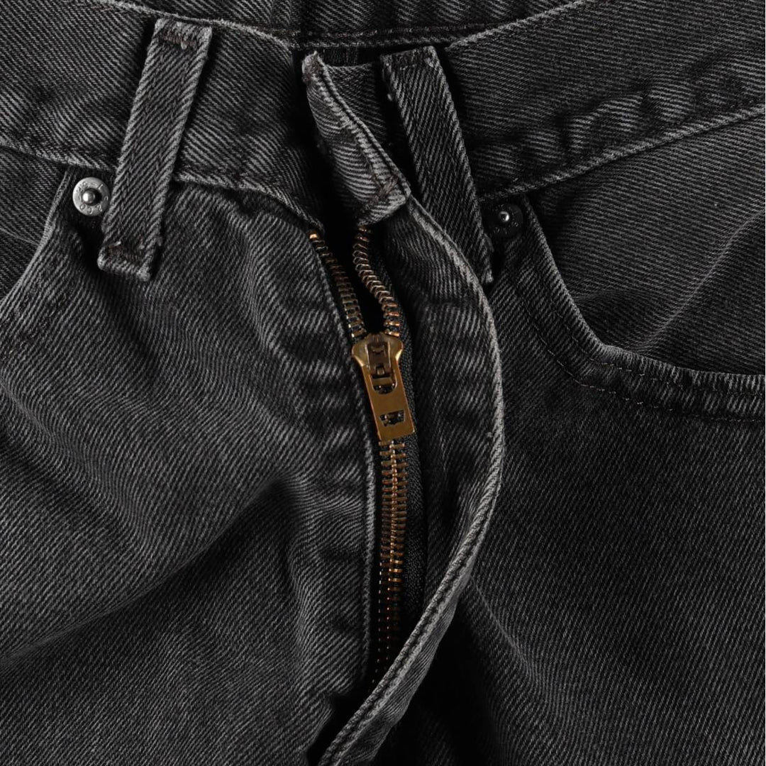 Levi's 505 Black Denim Tapered Denim Pants for Men, W34 equivalent unclear black type Vintage Second Hand