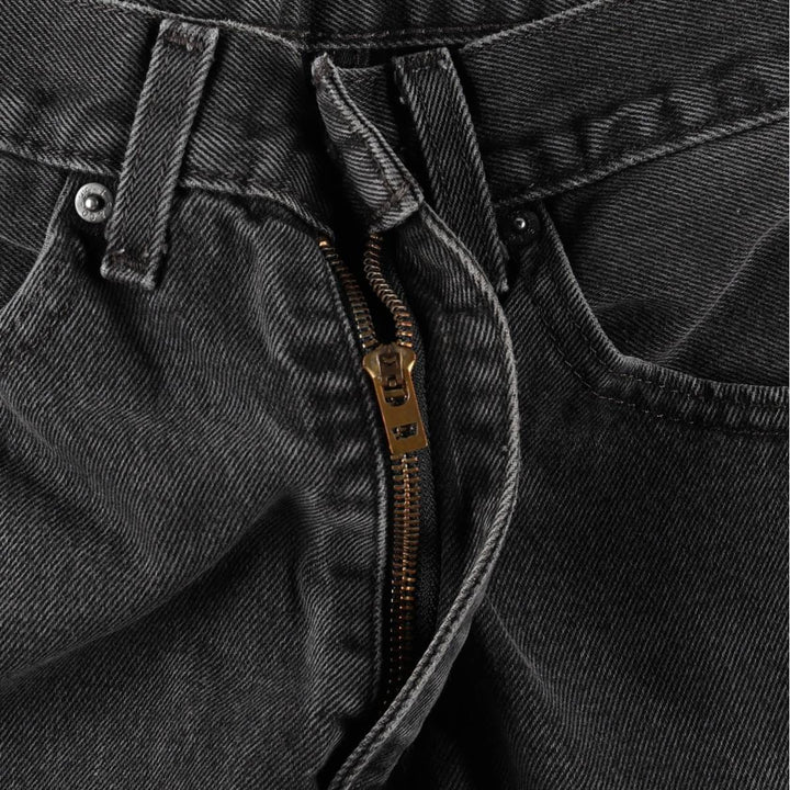 Levi's 505 Black Denim Tapered Denim Pants for Men, W34 equivalent unclear black type Vintage Second Hand