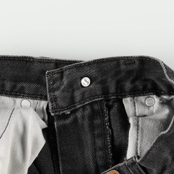 Levi's 505 Black Denim Tapered Denim Pants for Men, W34 equivalent unclear black type Vintage Second Hand