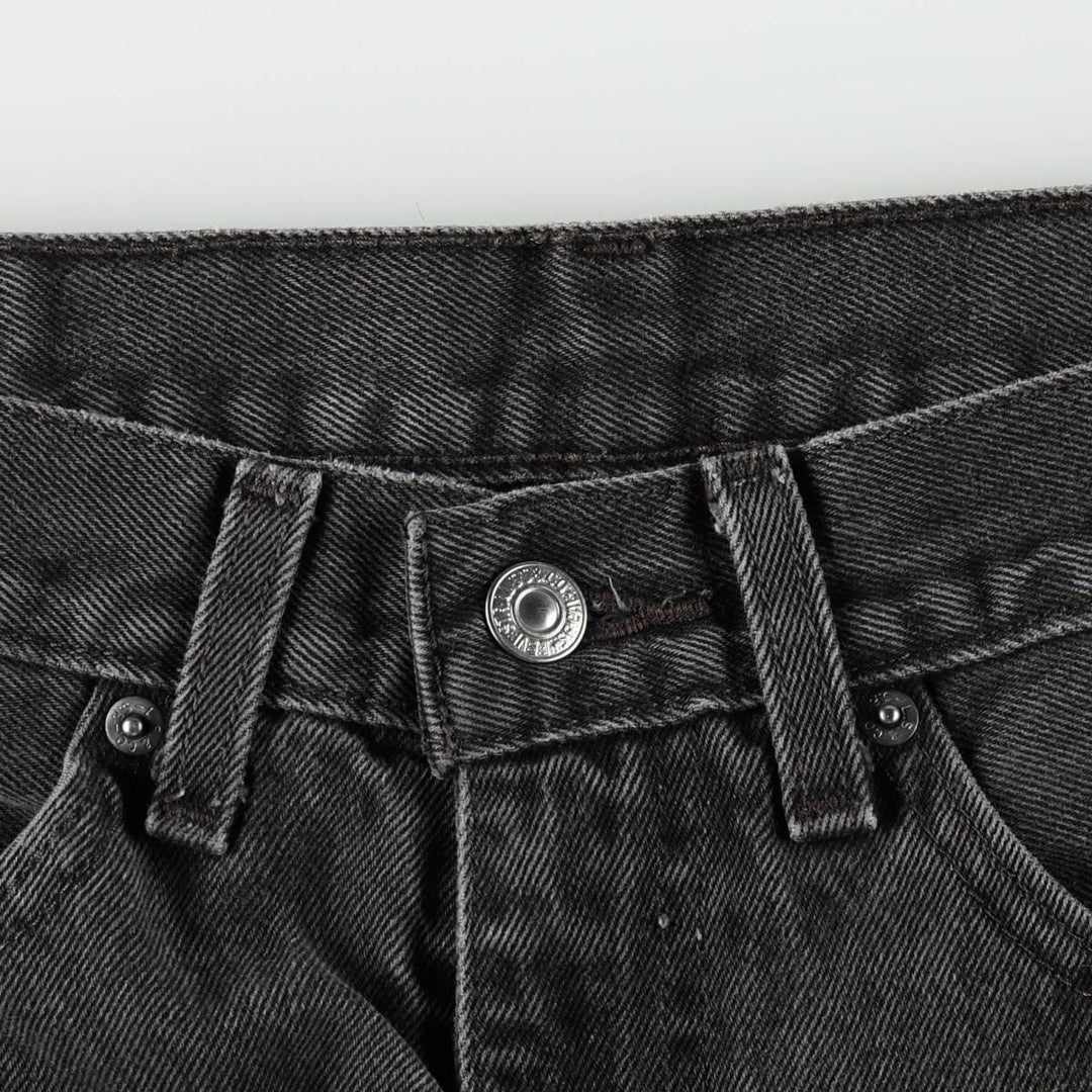Levi's 505 Black Denim Tapered Denim Pants for Men, W34 equivalent unclear black type Vintage Second Hand