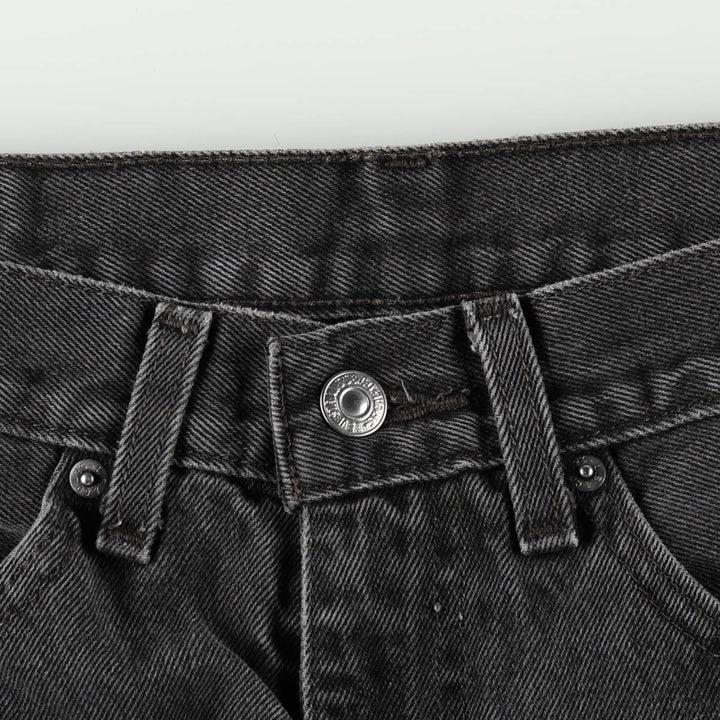 Levi's 505 Black Denim Tapered Denim Pants for Men, W34 equivalent unclear black type Vintage Second Hand