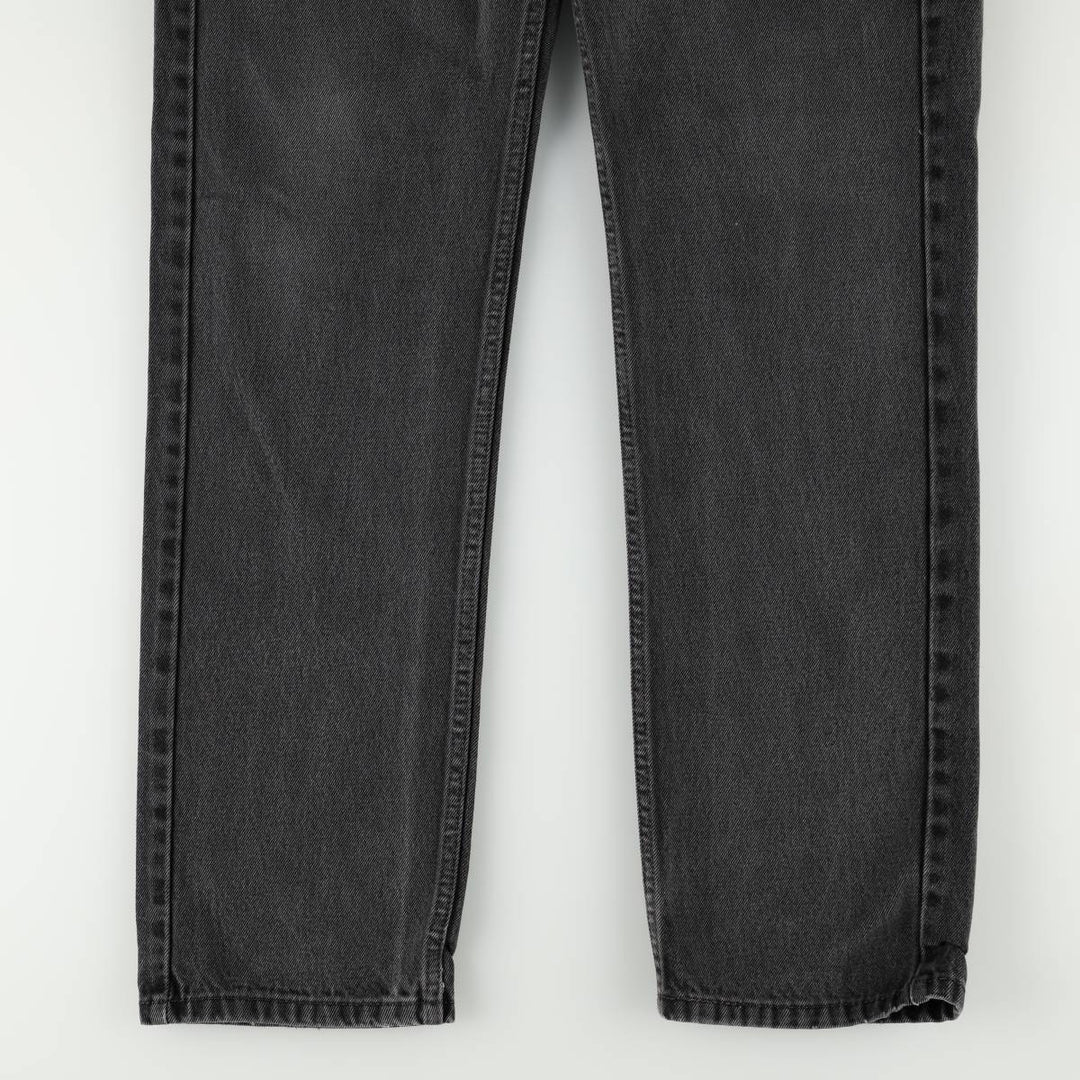 Levi's 505 Black Denim Tapered Denim Pants for Men, W34 equivalent unclear black type Vintage Second Hand
