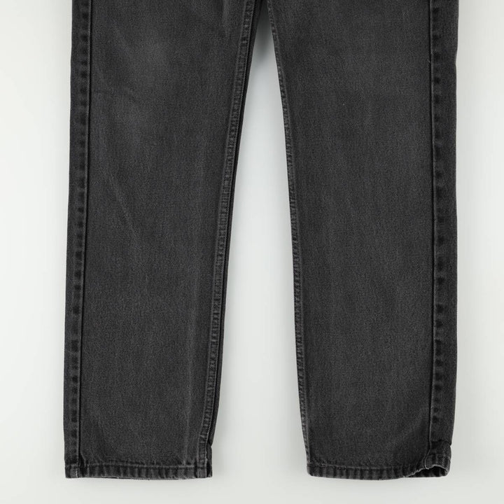 Levi's 505 Black Denim Tapered Denim Pants for Men, W34 equivalent unclear black type Vintage Second Hand