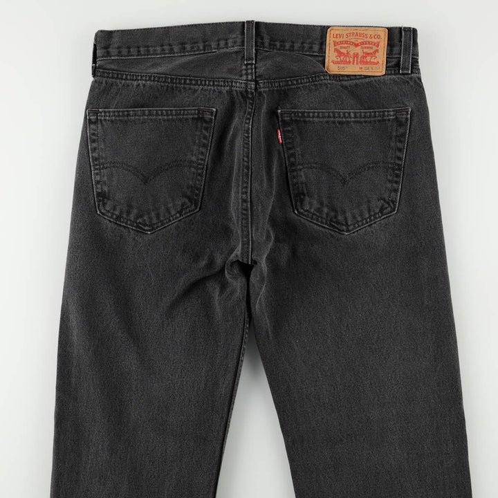 Levi's 505 Black Denim Tapered Denim Pants for Men, W34 equivalent unclear black type Vintage Second Hand