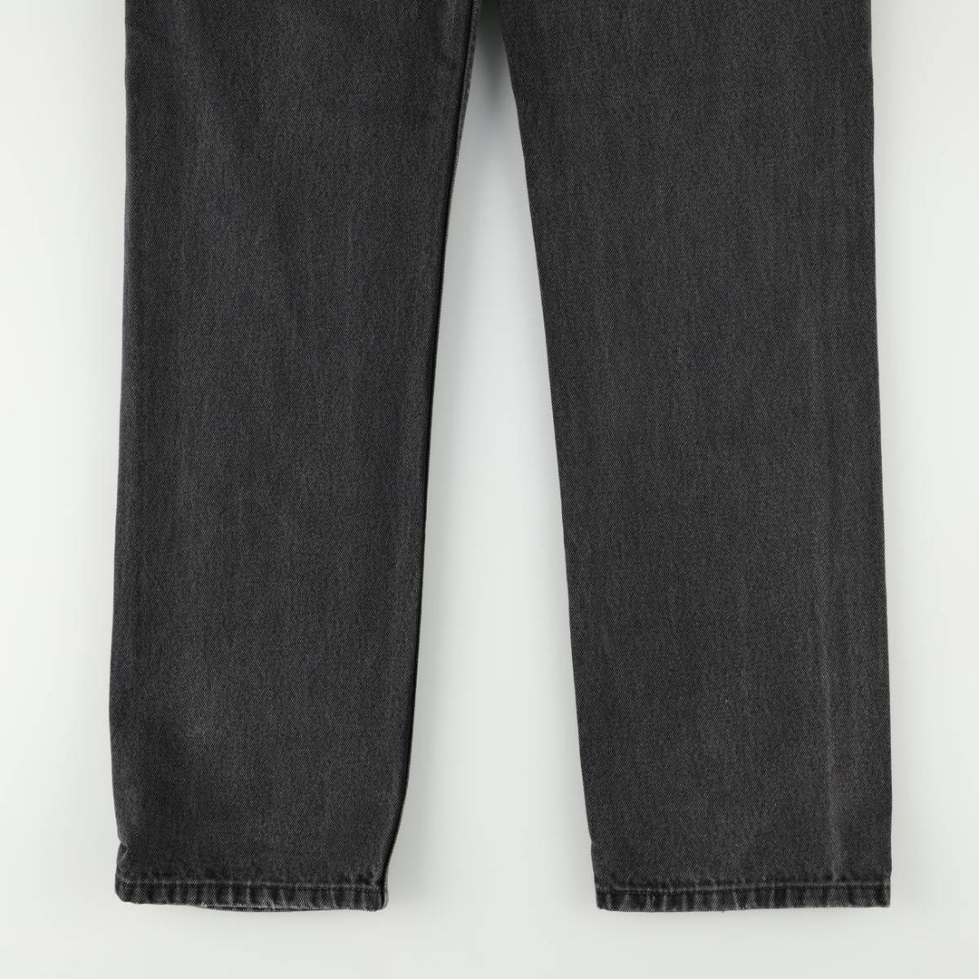 Levi's 505 Black Denim Tapered Denim Pants for Men, W34 equivalent unclear black type Vintage Second Hand