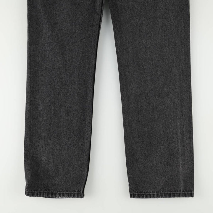Levi's 505 Black Denim Tapered Denim Pants for Men, W34 equivalent unclear black type Vintage Second Hand