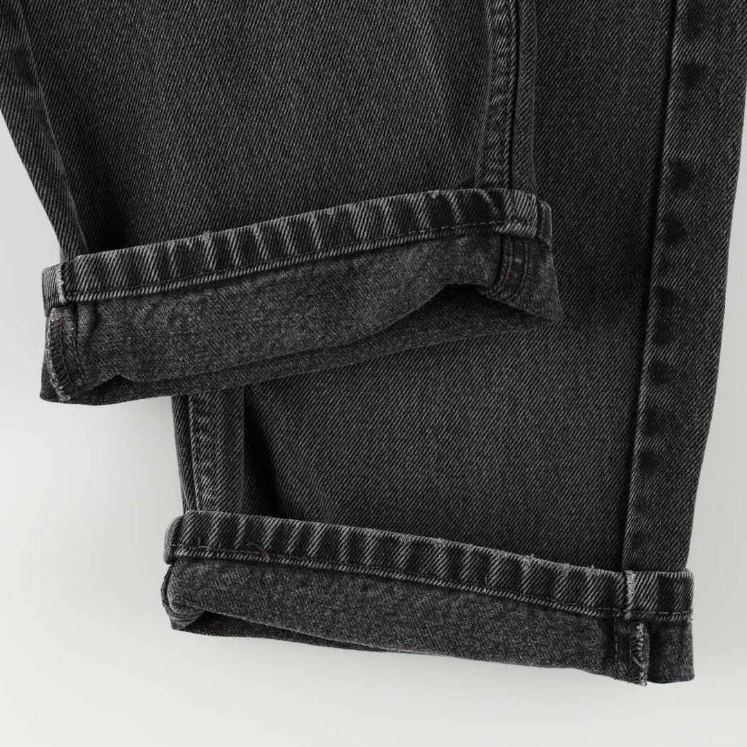 Levi's 505 Black Denim Tapered Denim Pants for Men, W34 equivalent unclear black type Vintage Second Hand