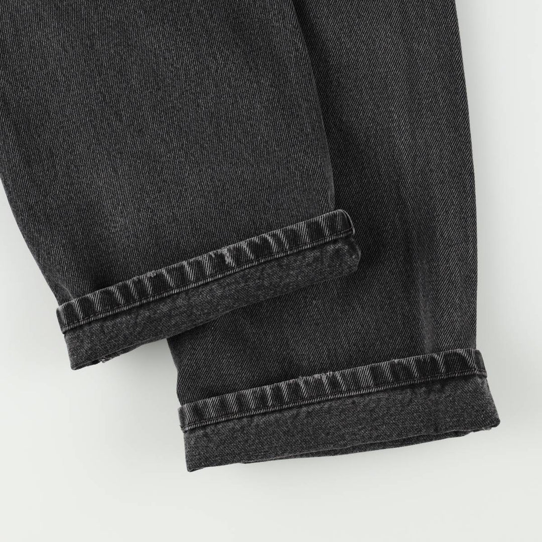Levi's 505 Black Denim Tapered Denim Pants for Men, W34 equivalent unclear black type Vintage Second Hand