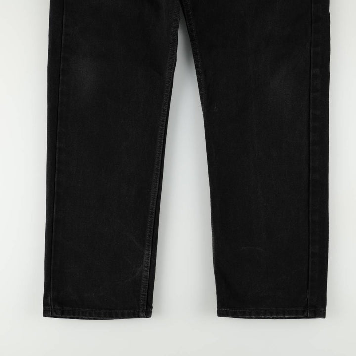 Levi's 505 Black Denim Tapered Denim Pants for Men, W36 cotton black type Vintage Second Hand