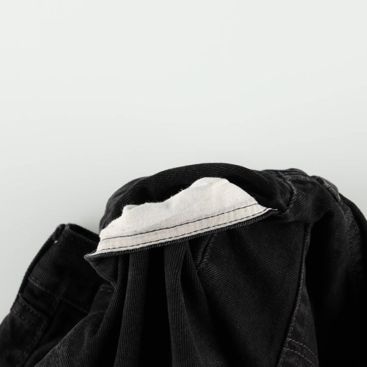 Levi's 505 Black Denim Tapered Denim Pants for Men, W36 cotton black type Vintage Second Hand