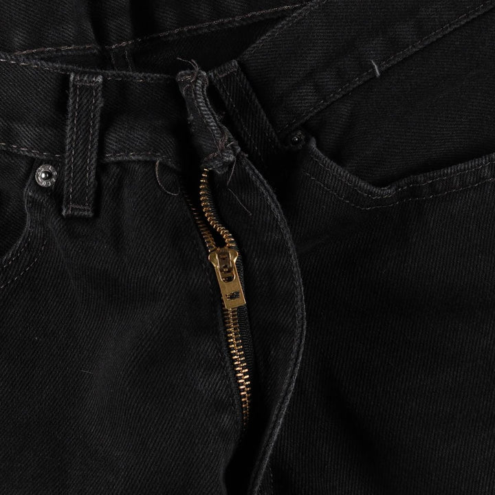 Levi's 505 Black Denim Tapered Denim Pants for Men, W34 equivalent cotton black type Vintage Second Hand