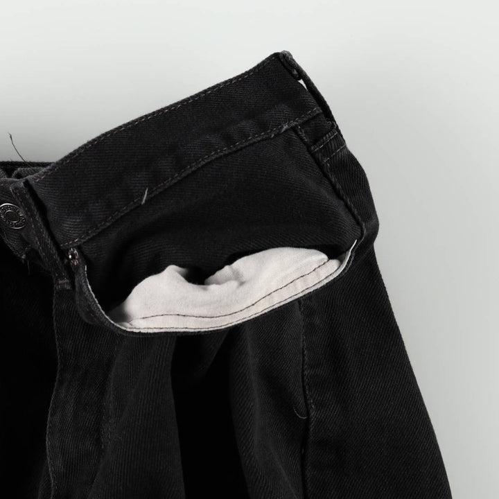 Levi's 505 Black Denim Tapered Denim Pants for Men, W34 equivalent cotton black type Vintage Second Hand