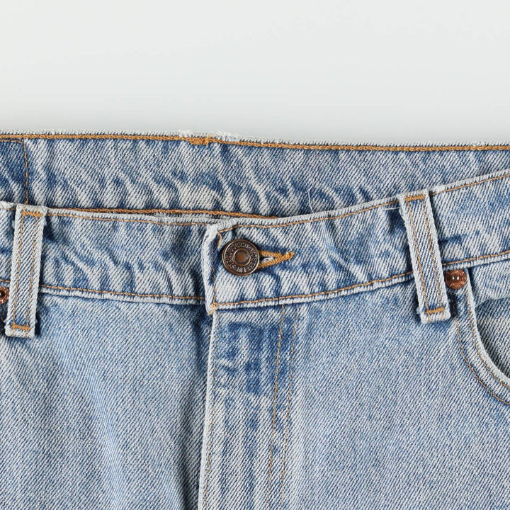 90'S Levi's 505 REGULAR FIT STRAIGHT LEG tapered denim pants for men, w35 equivalent, vintage cotton blue type Vintage Second Hand