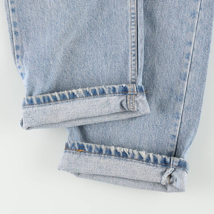 90'S Levi's 505 REGULAR FIT STRAIGHT LEG tapered denim pants for men, w35 equivalent, vintage cotton blue type Vintage Second Hand