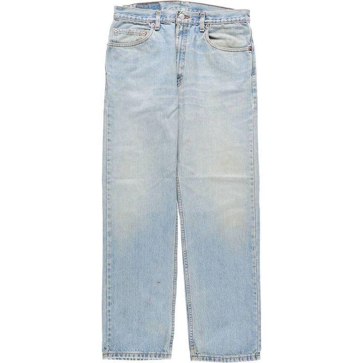 1990'S Levi's 505 Regular Fit Straight Leg Tapered Denim Pants, Made in Canada, Men's Size W33 (approx.), Vintage cotton blue type Vintage Second Hand