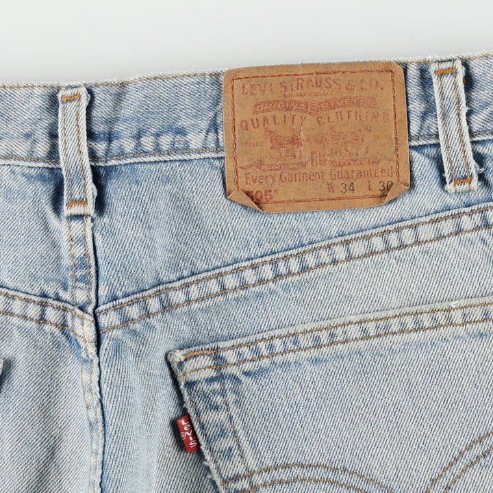 1990'S Levi's 505 Regular Fit Straight Leg Tapered Denim Pants, Made in Canada, Men's Size W33 (approx.), Vintage cotton blue type Vintage Second Hand