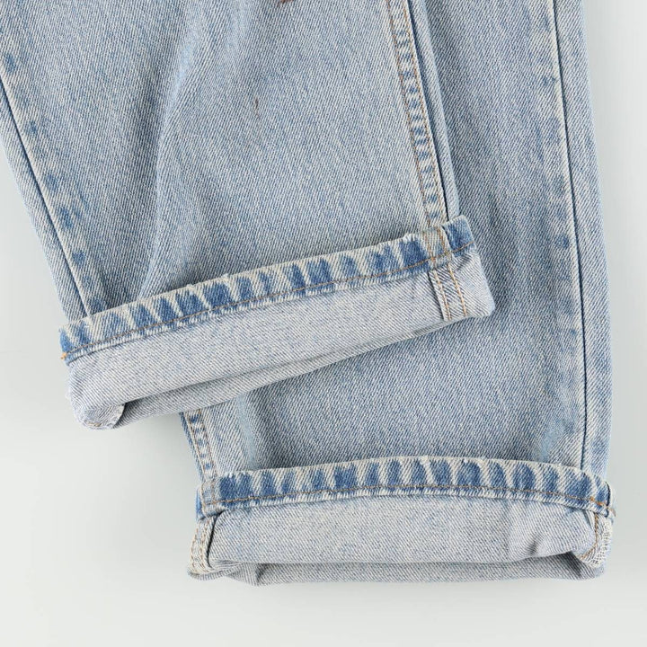 1990'S Levi's 505 Regular Fit Straight Leg Tapered Denim Pants, Made in Canada, Men's Size W33 (approx.), Vintage cotton blue type Vintage Second Hand