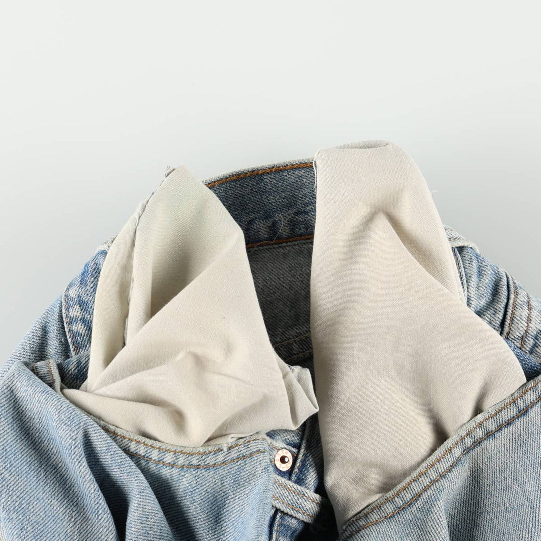 1990'S Levi's 505 Regular Fit Straight Leg Tapered Denim Pants, Made in Canada, Men's Size W33 (approx.), Vintage cotton blue type Vintage Second Hand