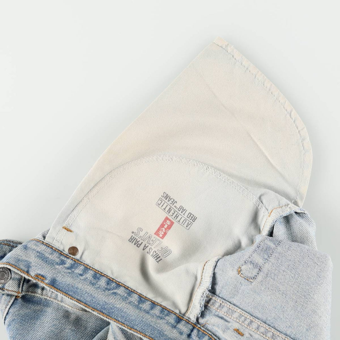 1990'S Levi's 505 Regular Fit Straight Leg Tapered Denim Pants, Made in Canada, Men's Size W33 (approx.), Vintage cotton blue type Vintage Second Hand