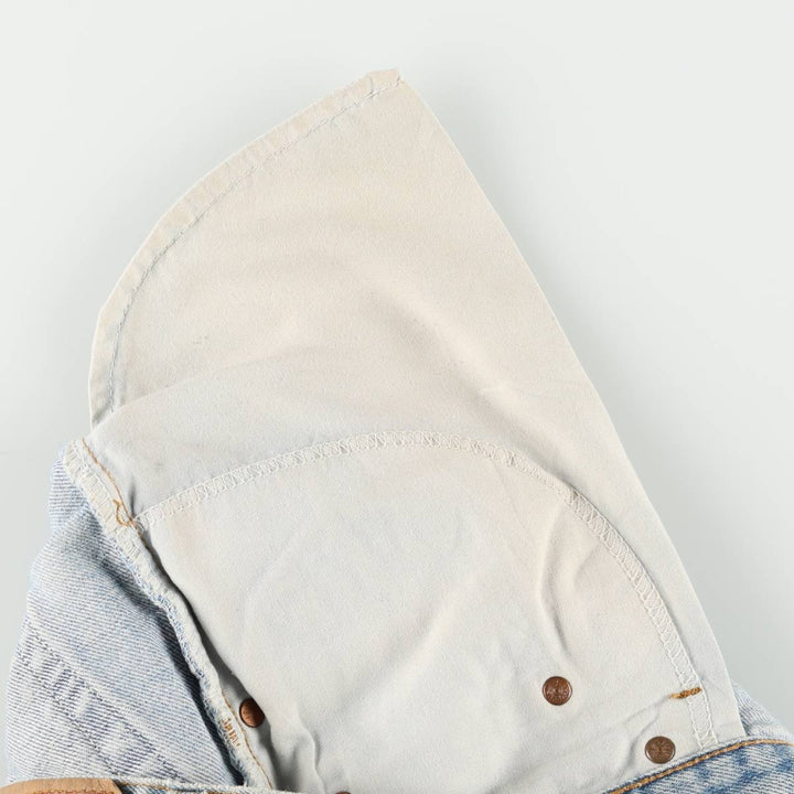 1990'S Levi's 505 Regular Fit Straight Leg Tapered Denim Pants, Made in Canada, Men's Size W33 (approx.), Vintage cotton blue type Vintage Second Hand