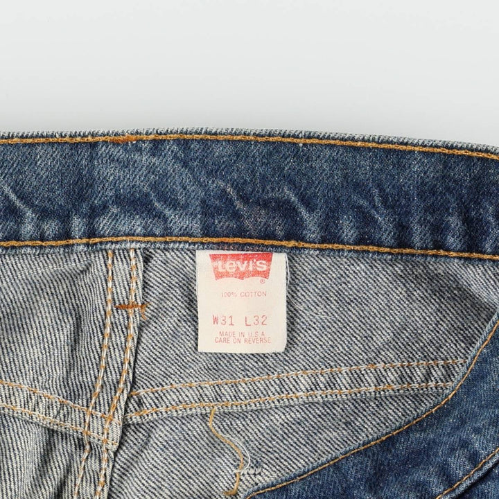1990'S Levi's 20505-0217 Tapered Denim Pants, Made in USA, Men's Size W30 (approx.), Vintage cotton blue type Vintage Second Hand