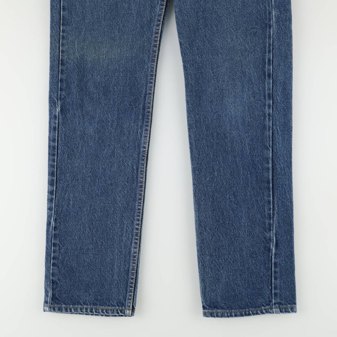 1990'S Levi's 20505-0217 Tapered Denim Pants, Made in USA, Men's Size W30 (approx.), Vintage cotton blue type Vintage Second Hand