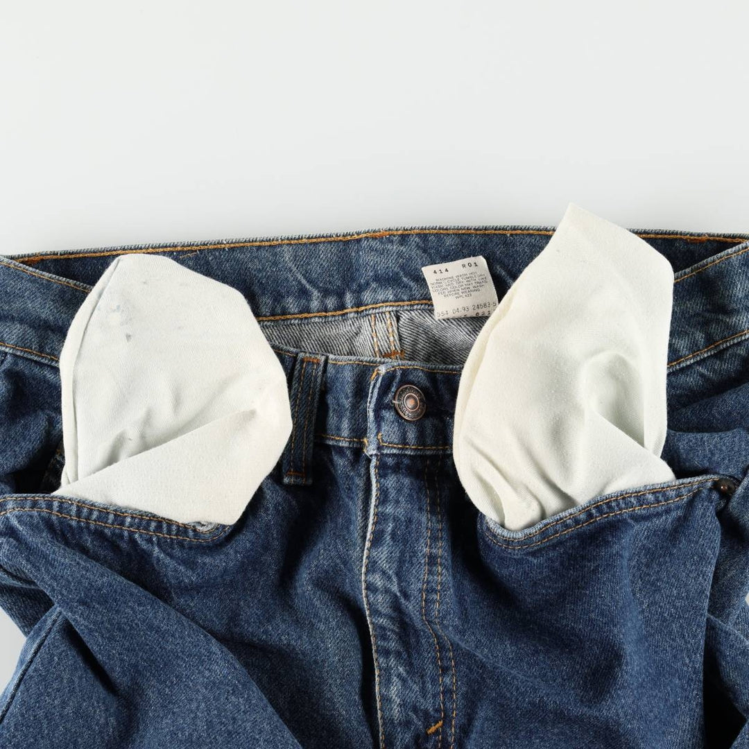 1990'S Levi's 20505-0217 Tapered Denim Pants, Made in USA, Men's Size W30 (approx.), Vintage cotton blue type Vintage Second Hand