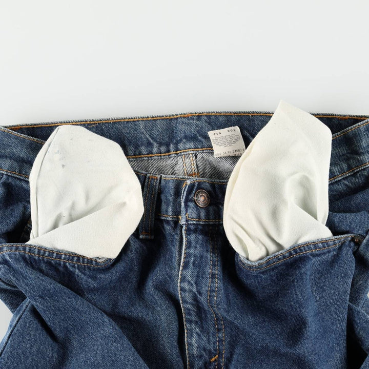 1990'S Levi's 20505-0217 Tapered Denim Pants, Made in USA, Men's Size W30 (approx.), Vintage cotton blue type Vintage Second Hand