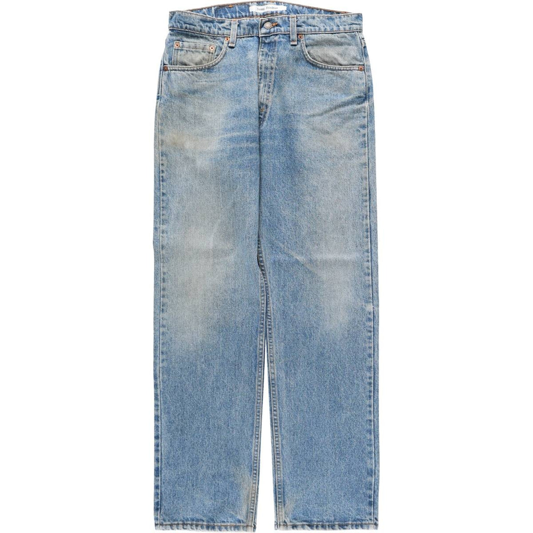 90'S Levi's 505 REGULAR FIT STRAIGHT LEG Tapered Denim Pants Made in USA Men's W32 Vintage cotton blue type Vintage Second Hand