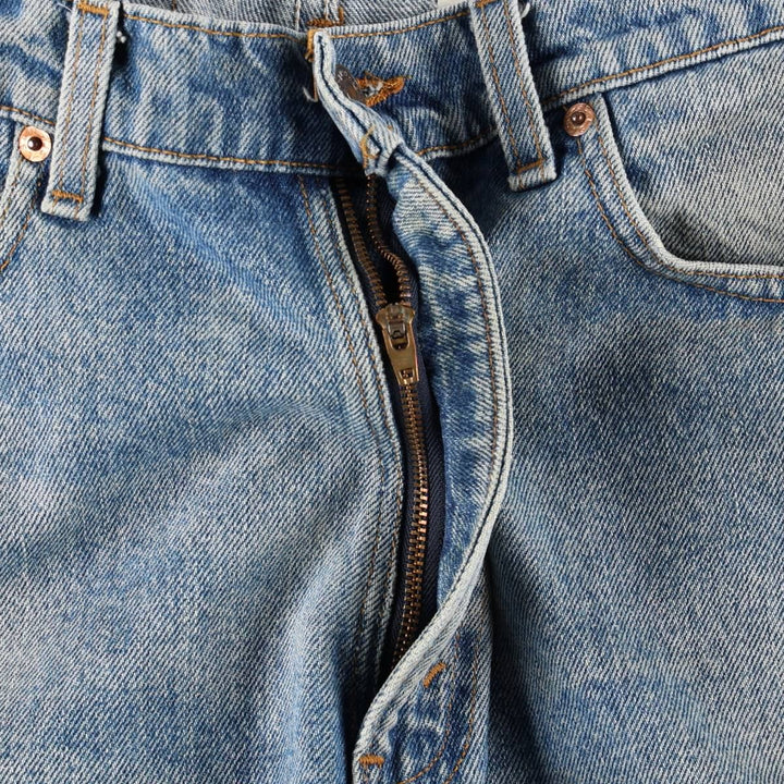 90'S Levi's 505 REGULAR FIT STRAIGHT LEG Tapered Denim Pants Made in USA Men's W32 Vintage cotton blue type Vintage Second Hand