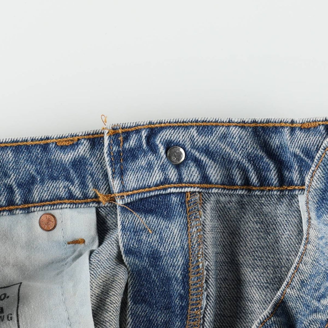 90'S Levi's 505 REGULAR FIT STRAIGHT LEG Tapered Denim Pants Made in USA Men's W32 Vintage cotton blue type Vintage Second Hand