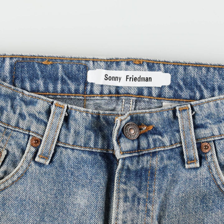 90'S Levi's 505 REGULAR FIT STRAIGHT LEG Tapered Denim Pants Made in USA Men's W32 Vintage cotton blue type Vintage Second Hand