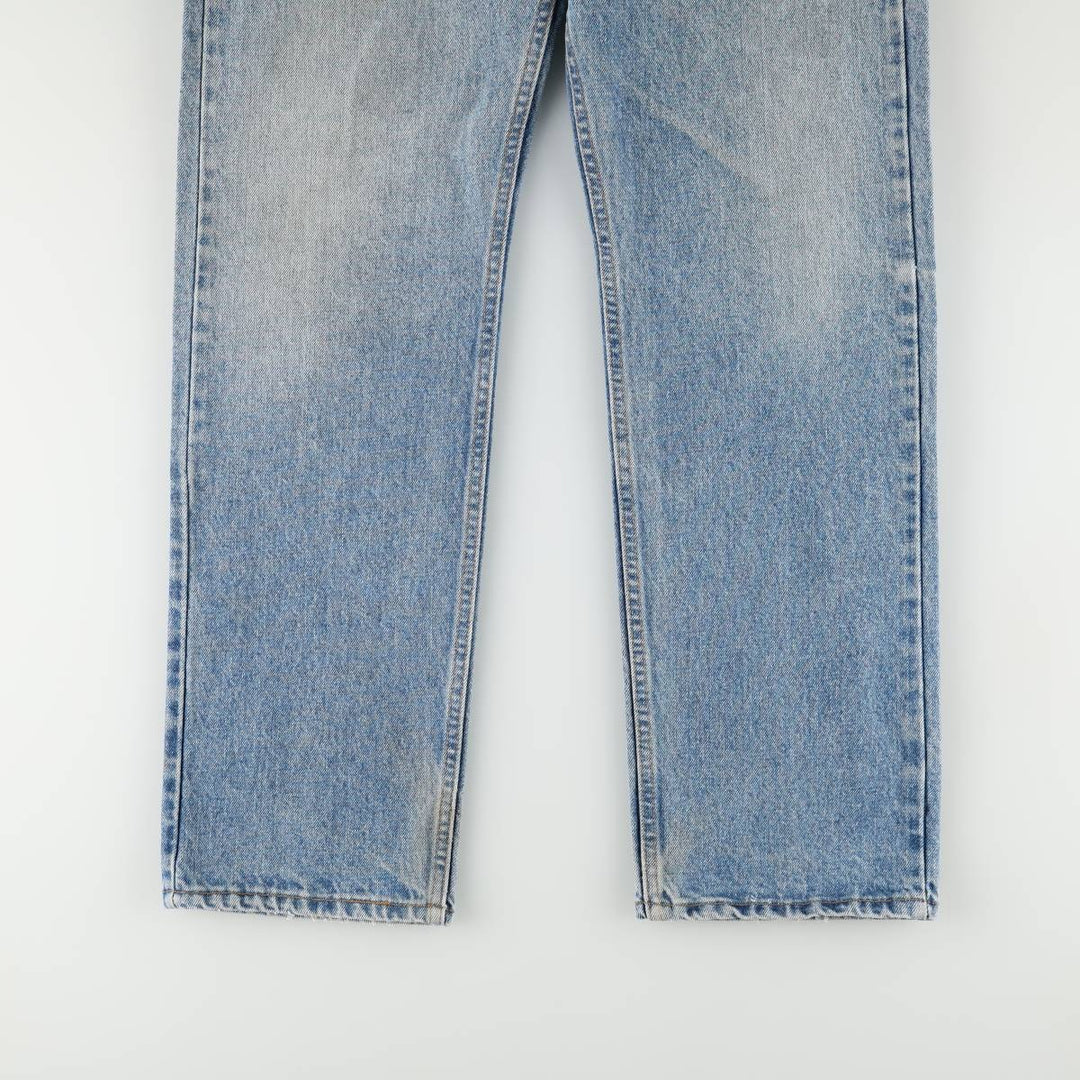 90'S Levi's 505 REGULAR FIT STRAIGHT LEG Tapered Denim Pants Made in USA Men's W32 Vintage cotton blue type Vintage Second Hand