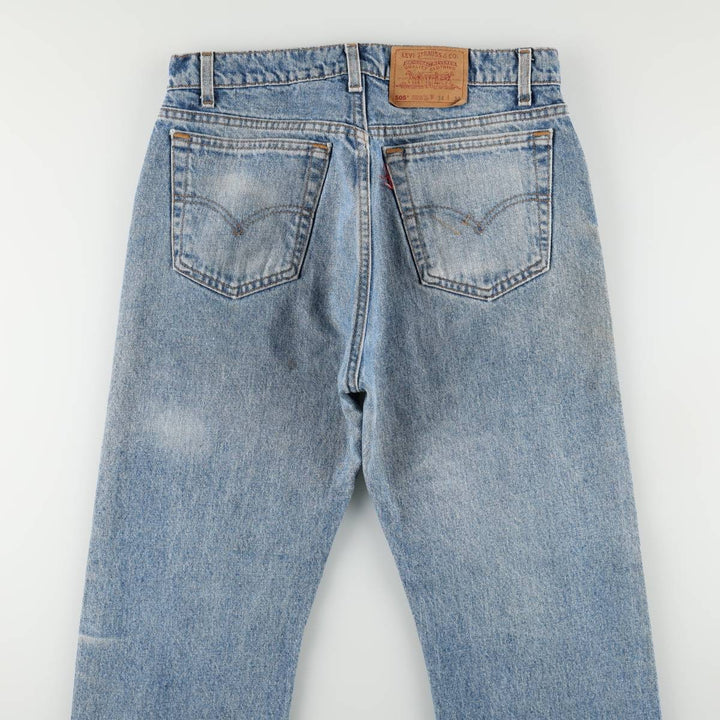 90'S Levi's 505 REGULAR FIT STRAIGHT LEG Tapered Denim Pants Made in USA Men's W32 Vintage cotton blue type Vintage Second Hand