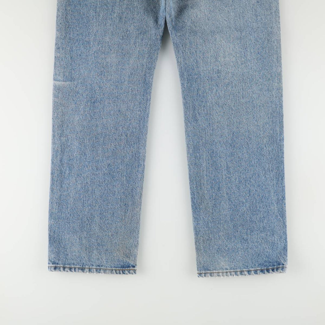 90'S Levi's 505 REGULAR FIT STRAIGHT LEG Tapered Denim Pants Made in USA Men's W32 Vintage cotton blue type Vintage Second Hand