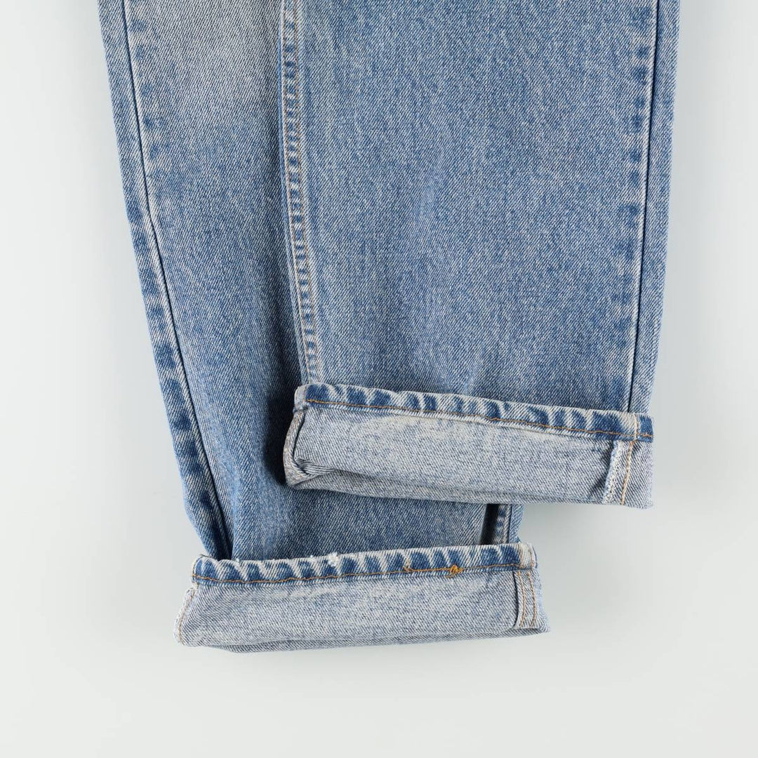 90'S Levi's 505 REGULAR FIT STRAIGHT LEG Tapered Denim Pants Made in USA Men's W32 Vintage cotton blue type Vintage Second Hand