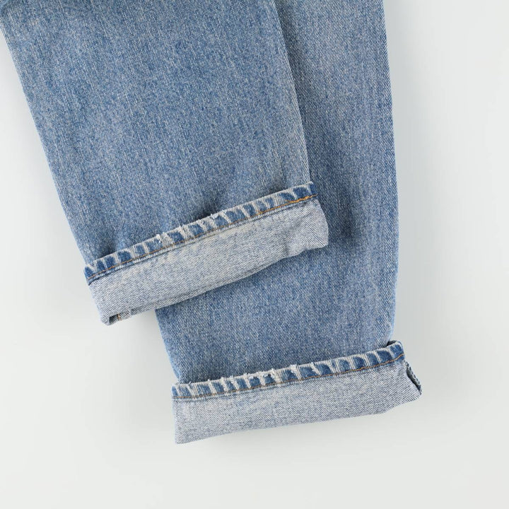 90'S Levi's 505 REGULAR FIT STRAIGHT LEG Tapered Denim Pants Made in USA Men's W32 Vintage cotton blue type Vintage Second Hand