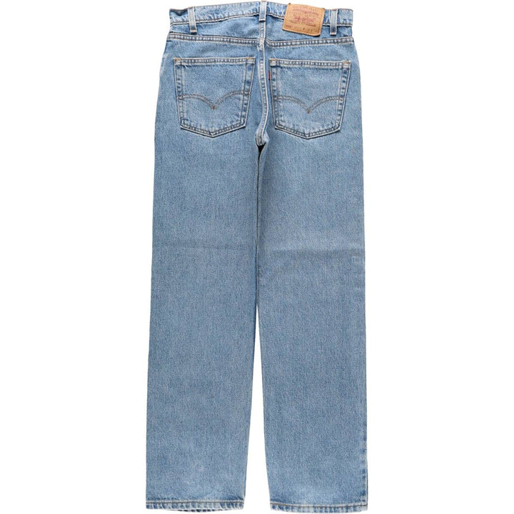90'S Levi's 505 REGULAR FIT STRAIGHT LEG Tapered Denim Pants Made in USA Men's W31 Vintage cotton blue type Vintage Second Hand