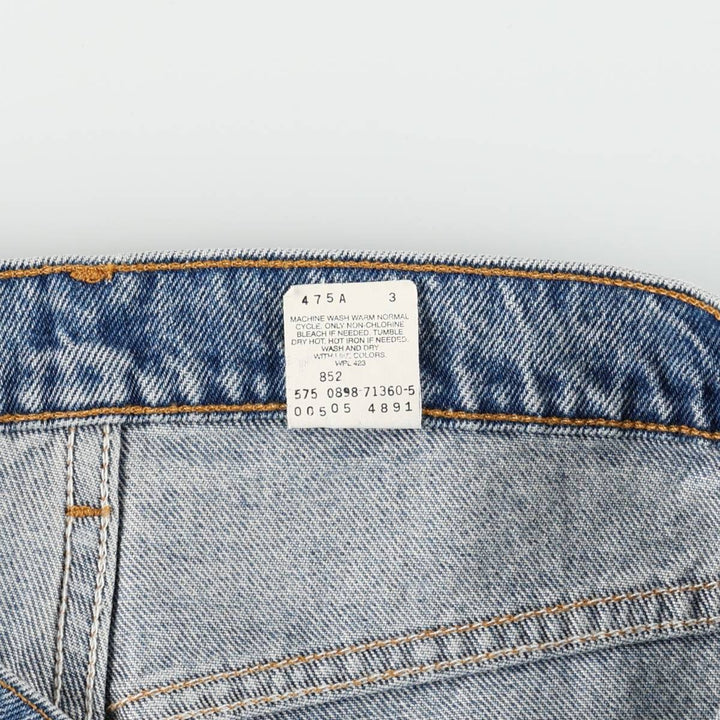 90'S Levi's 505 REGULAR FIT STRAIGHT LEG Tapered Denim Pants Made in USA Men's W31 Vintage cotton blue type Vintage Second Hand